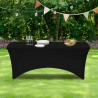 Housse Spandex Noire Pour Table