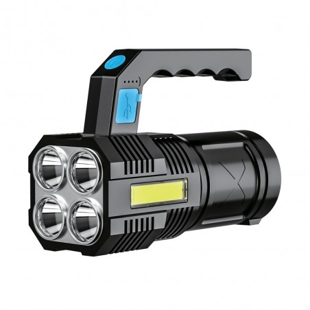 Lampe torche rechargeable 4 Leds 200 Lm