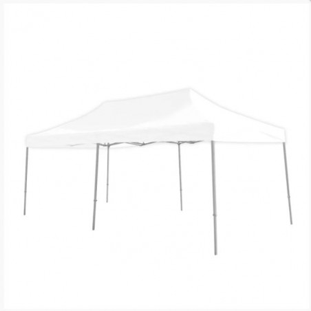 Toit Tente Pliante Pro 3X6M Blanc