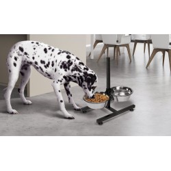 Double gamelle pour chiens diam.21cm