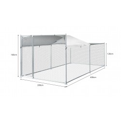 Enclos Ext 2X4X1,6M