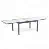 Table Extensible Verre Trempee