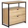 Commode 2 Tiroirs + 1 Etagere Memphis