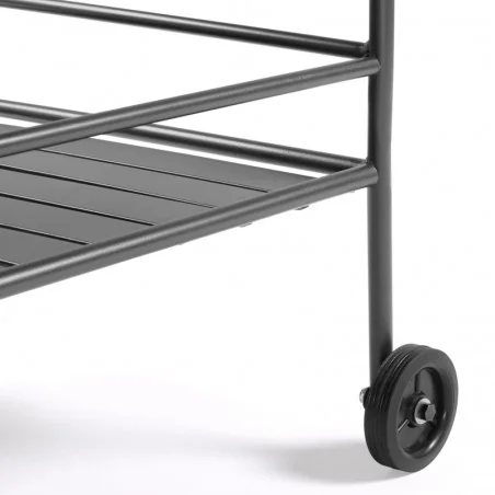 Desserte Metal - Chariot A Plancha Gris