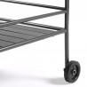 Desserte Metal - Chariot A Plancha Gris