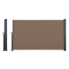 Paravent retractable taupe 2,5x1,6m