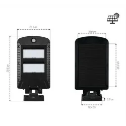 Lampe sécurite 1000 lumens solaire