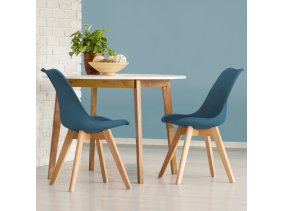 Chaise Scandinave Bleue