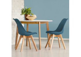 Chaise Scandinave Bleue