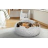 Coussin pour chat diam 60cm gris