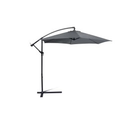 Parasol déporté + housse 2.7M gris