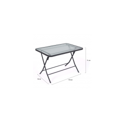 Table pliante santorin 110cm