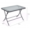 Table pliante santorin 110cm