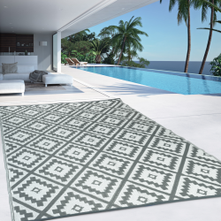 Tapis Exterieur 120X180Cm Vahine Gris