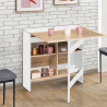 Table console pliable Andy + rangement b