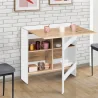 Table console pliable Andy + rangement b