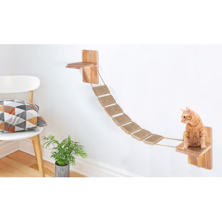 Escalier mural pour chat