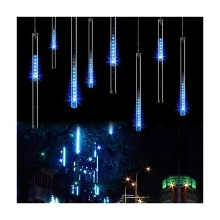 10 tubes lumineux 100 led effet goutte