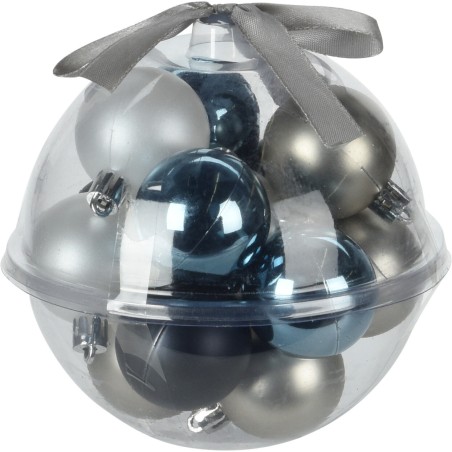 Boules de Noël x14 Argent