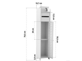 Rangement papier toilette