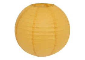 Lanterne boule D.35cm Ocre