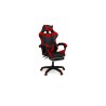 Fauteuil gamer rouge + repose-pieds