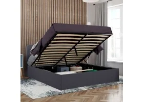 Lit coffre Louise + Tête de lit 160X200c
