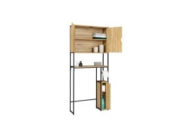 Meuble dessus WC + armoire Memphis