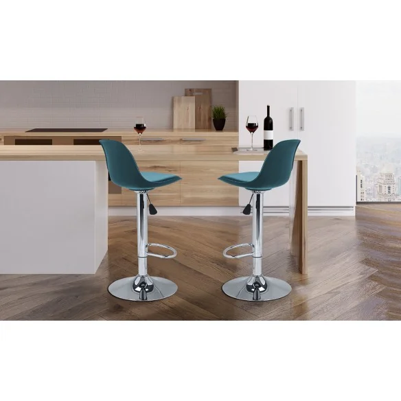 Chaises hautes Karl x2 bleu