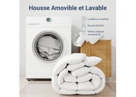 Surmatelas mémoire + double housse