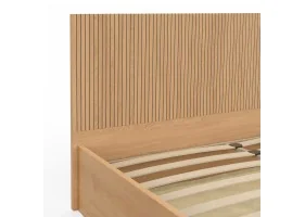 Lit coffre Faustine + Tête de lit 160X20