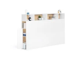Tête de lit Léo 165cm + rangement bois/b