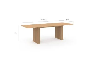 Table Faustine extensible 160-240cm