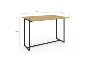 Console dépliable Memphis 110cm