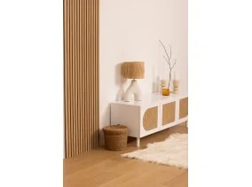 Panneau lattes bois 240x60 cm X2