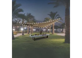 Voile ombrage lumineux 5m