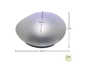 Galet lumineux solaire 16.6x14.4x11CM