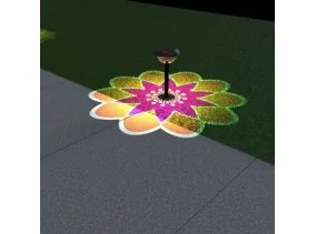 Lampe solaire Mandala