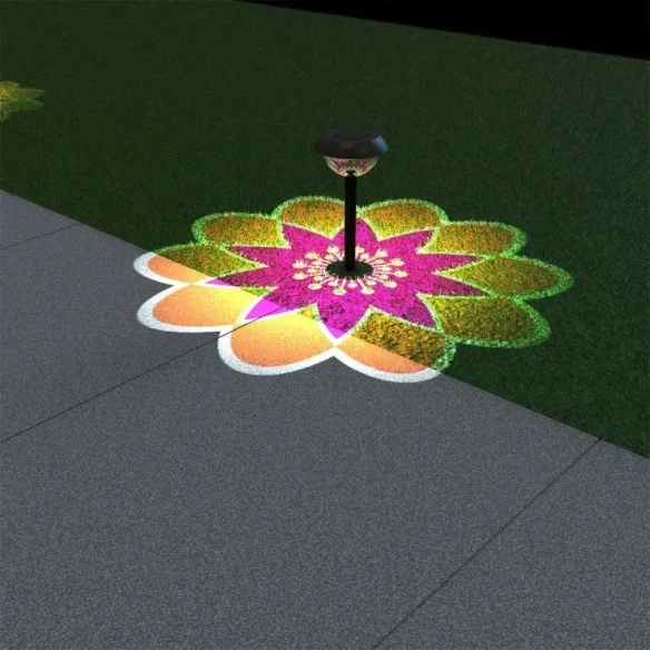 Lampe solaire Mandala