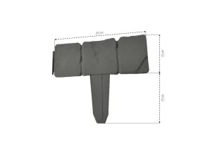 Bordurette imitation pierre x20