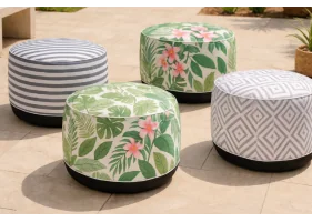 Pouf extérieur gonflable 55 cm