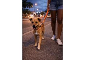 Collier pour chien + laisse