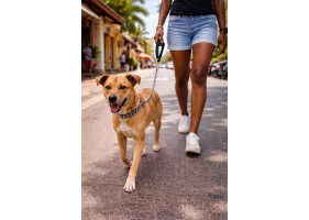 Laisse pour chien métal