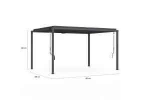 Pergola bioclimatique 4x3m