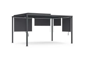 Pergola bioclimatique 4x3m avec stores