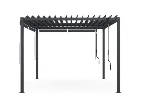 Pergola bioclimatique 4x3m avec stores