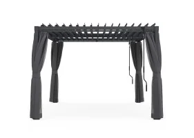 Pergola bioclimatique 4x3 + moustiquaire