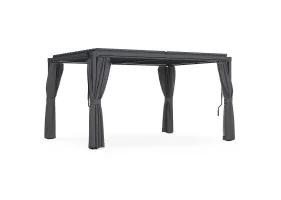 Pergola bioclimatique 4x3 + moustiquaire
