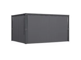 Pergola bioclimatique 4x3 + moustiquaire