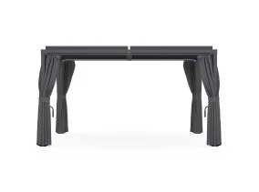 Pergola bioclimatique 4x3 + moustiquaire